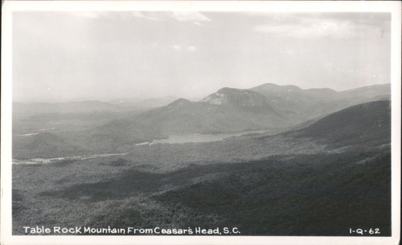 Table Rock Mountain From Ceasar's Head South Carolina
