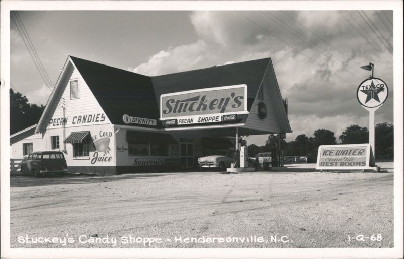 Stuckey's Candy Shoppe and Texaco Gas Station Hendersonville North Carolina