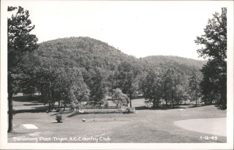 Swimming Pool-Tryon, N.C. Country Club North Carolina