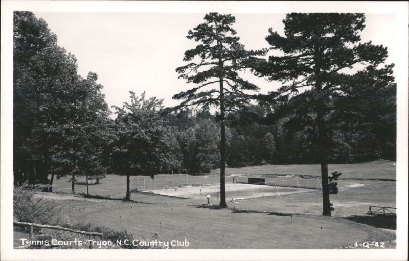 Tennis Courts, Country Club Tryon North Carolina