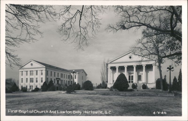 First Baptist Church And Lawton Bldg Hartsville South Carolina