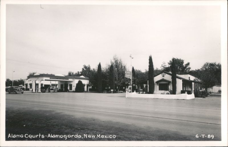Alamo Courts & Morgan's Chevron Service, Alamogorda, New Mexico Alamogordo
