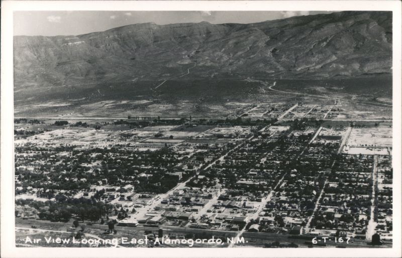 Air View Looking East, Alamogordo New Mexico