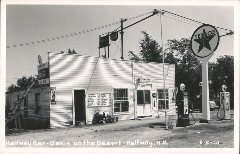 Halfway Bar - Oasis on the Desert New Mexico