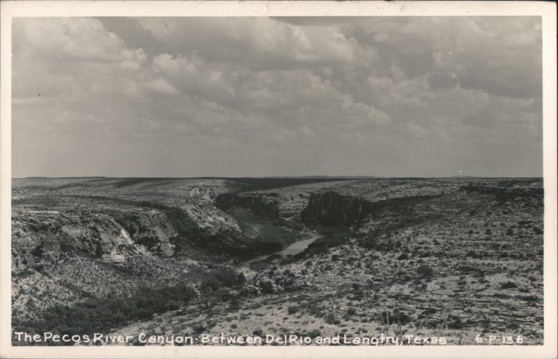 Pecos River Canyon - Between Del Rio and Langtry Texas