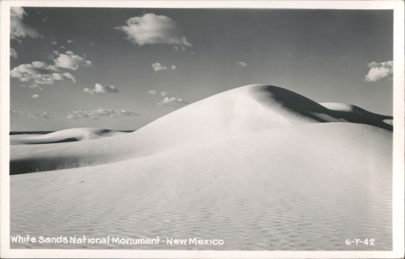 White Sands National Monument Dunes Alamogordo New Mexico