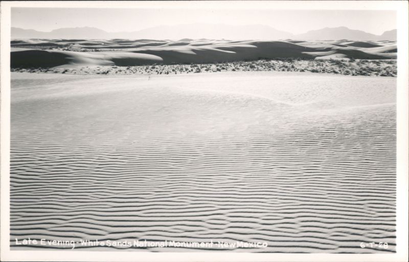 Late Evening - White Sands National Monument Alamogordo New Mexico