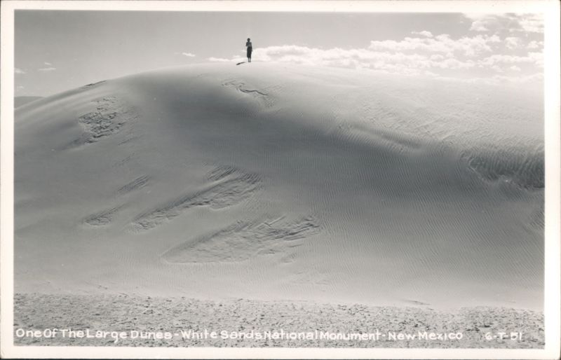One Of The Large Dunes - White Sands National Monument Alamogordo New Mexico