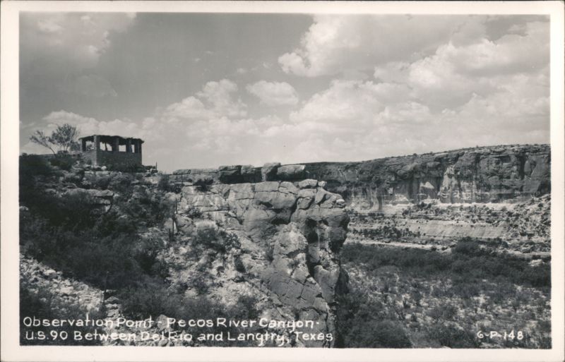 Observation Point - Pecos River Canyon Texas