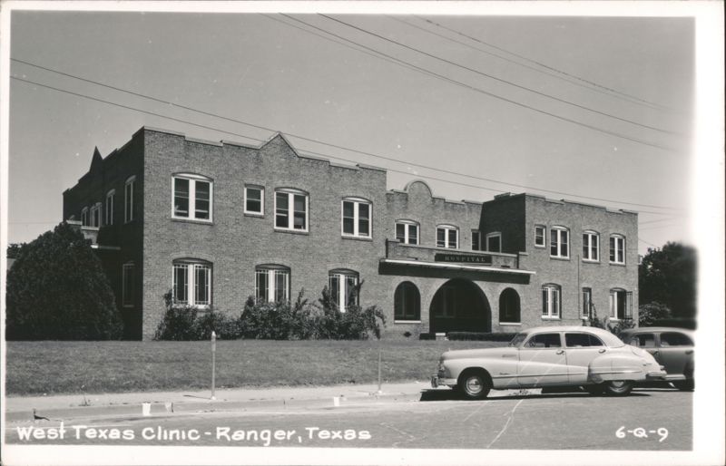 West Texas Clinic Hospital building with cars Ranger