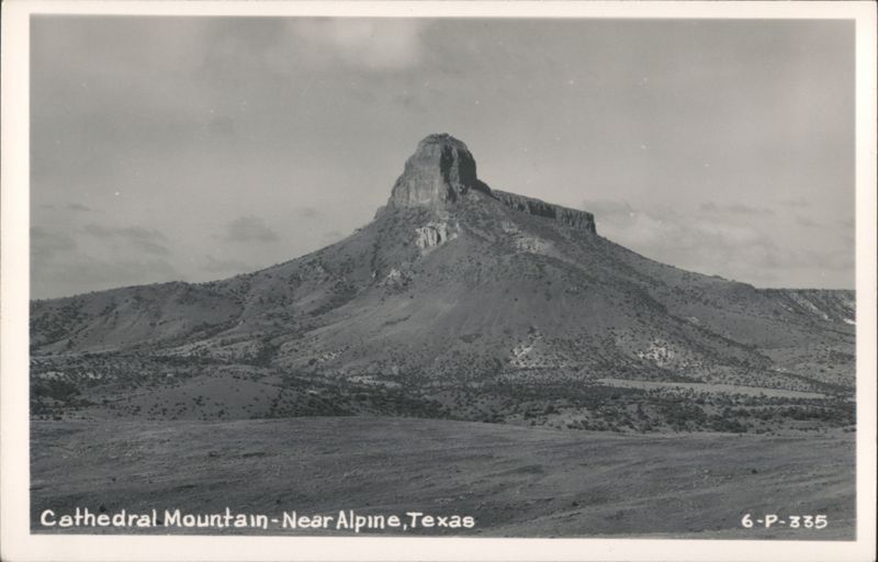 Cathedral Mountain - Near Alpine, Texas