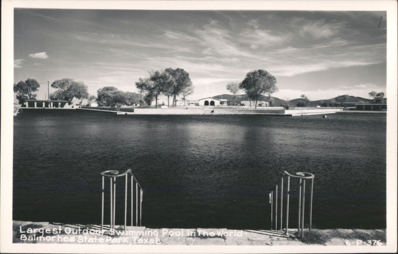 Largest Outdoor Swimming Pool In The World, Balmorhea State Park Toyahvale Texas