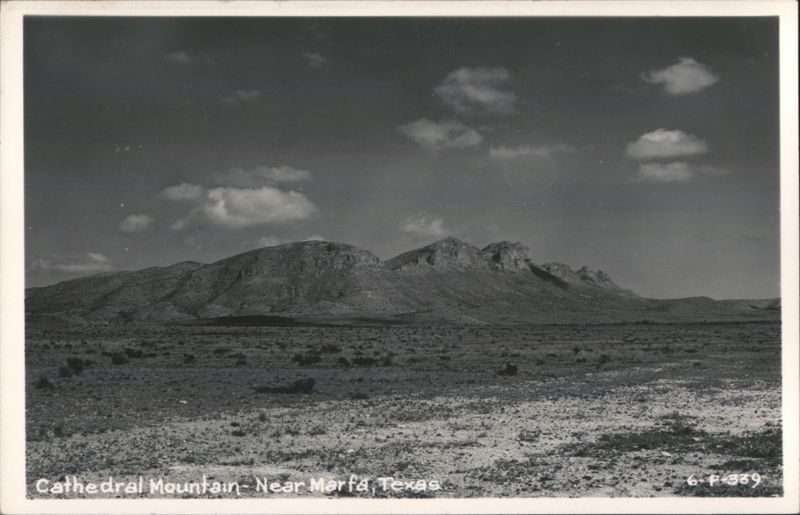 Cathedral Mountain Near Marfa Texas