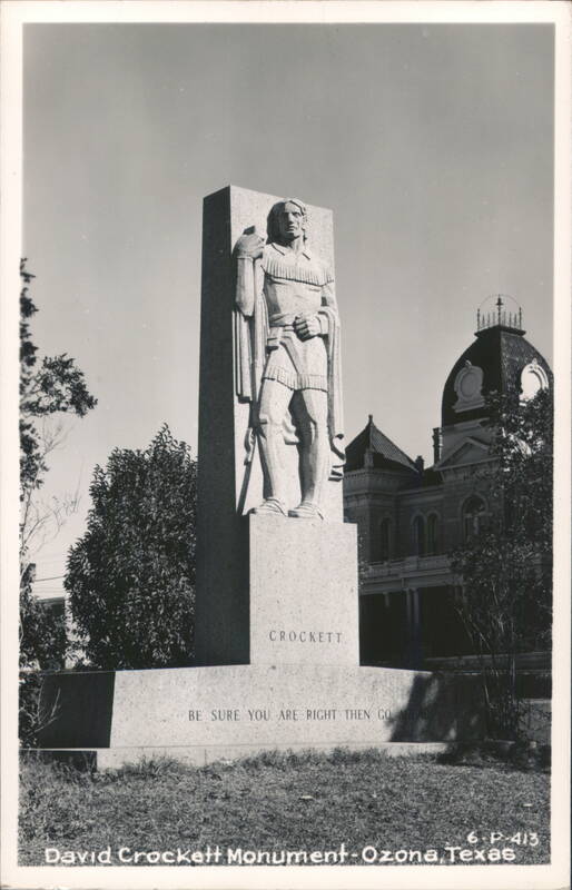 David Crockett Monument Ozona Texas