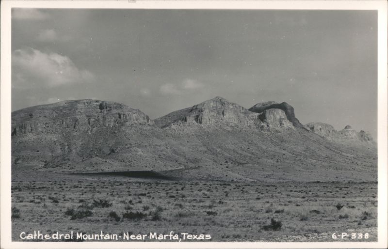 Cathedral Mountain near Marfa, Texas
