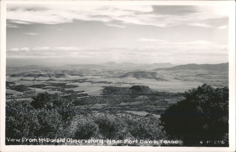 View From McDonald Observatory Near Fort Davis Texas