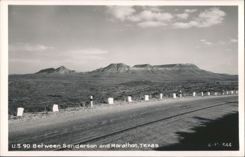 U.S. 90 Between Sanderson and Marathon, Texas