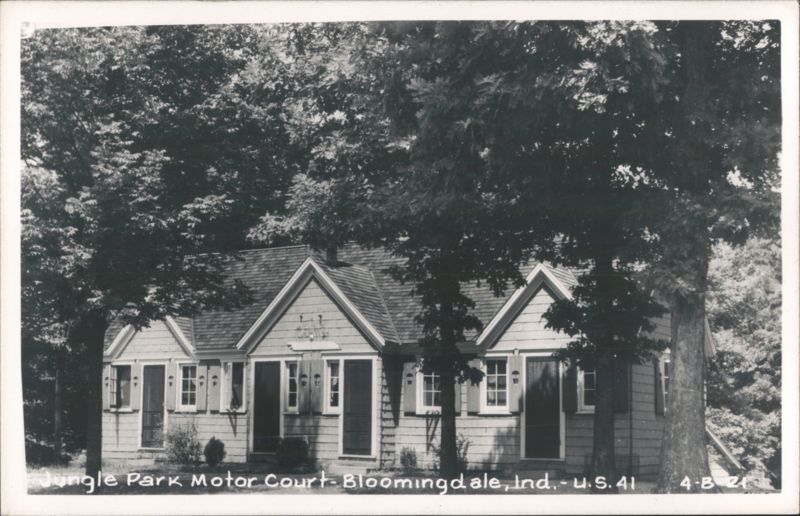 Jungle Park Motor Court on U.S. 41 Bloomingdale Indiana