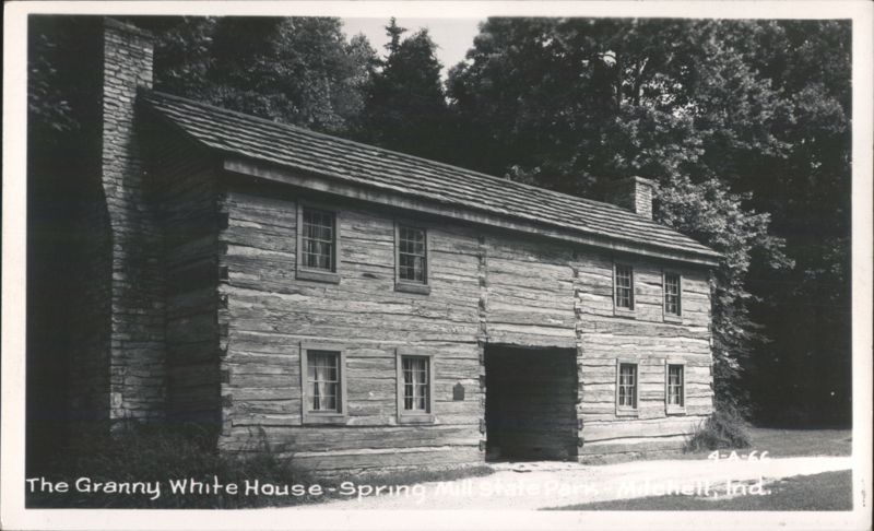 The Granny White House - Spring Mill State Park Mitchell Indiana