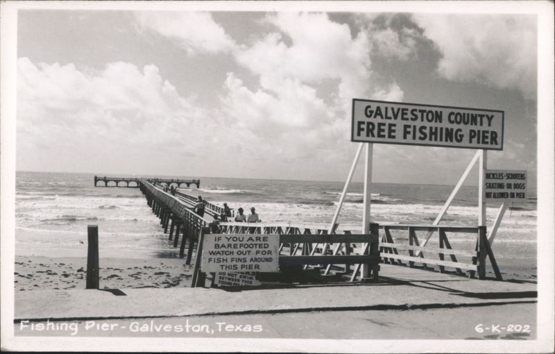 Galveston County Free Fishing Pier Texas