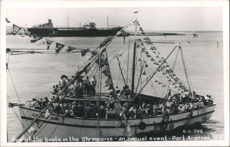 Shrimparee Event with the Boat Carol Ann Port Aransas Texas