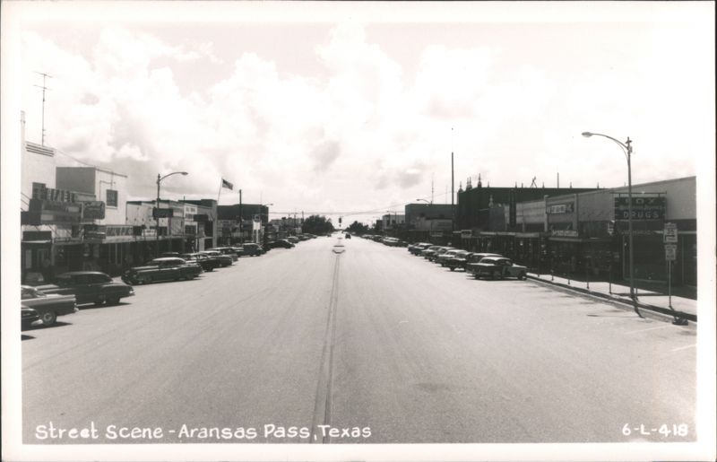 Street Scene - Aransas Pass, Texas