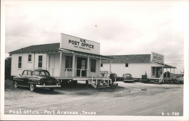 U.S. Post Office and Port Aransas Mercantile, Port Aransas, Texas