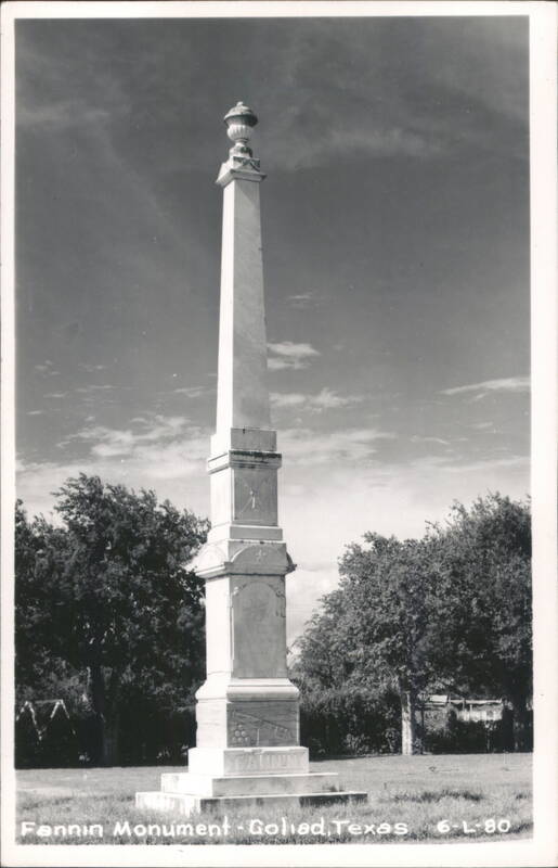 Fannin Monument Goliad Texas