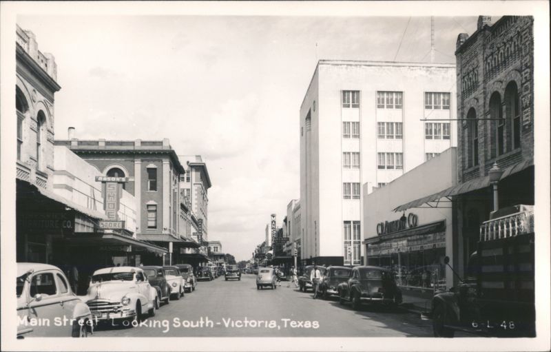Main Street Looking South Victoria Texas