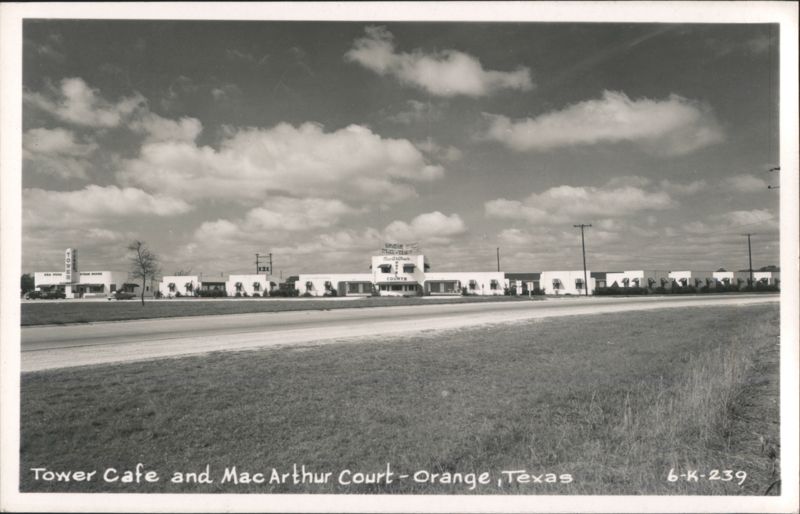 Tower Cafe and Mac Arthur Court Orange Texas