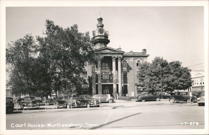 Court House with Clock Tower, Murfreesboro Tennessee