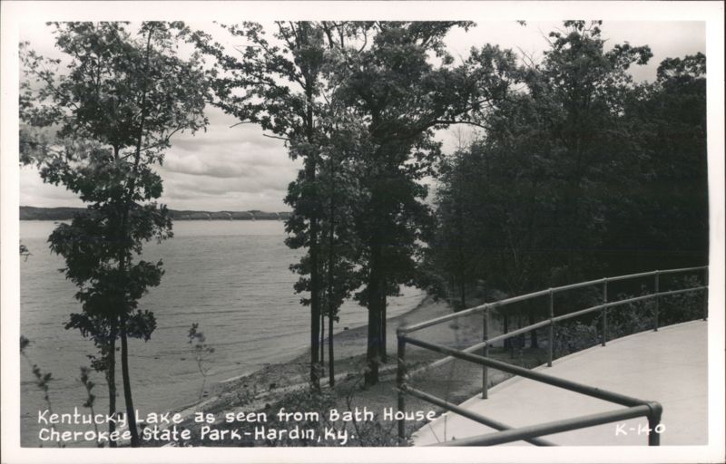 Kentucky Lake as seen from Bath House Cherokee State Park Hardin