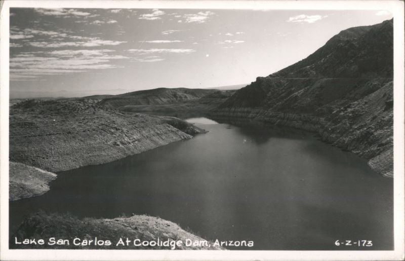 Lake San Carlos At Coolidge Dam Arizona