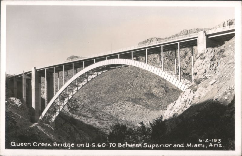 Queen Creek Bridge on U.S. 60-70 Arizona