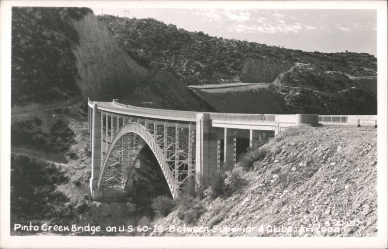 Pinto Creek Bridge on U.S. 60-70 Arizona