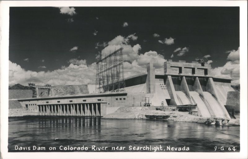 Davis Dam on Colorado River near Searchlight, Nevada