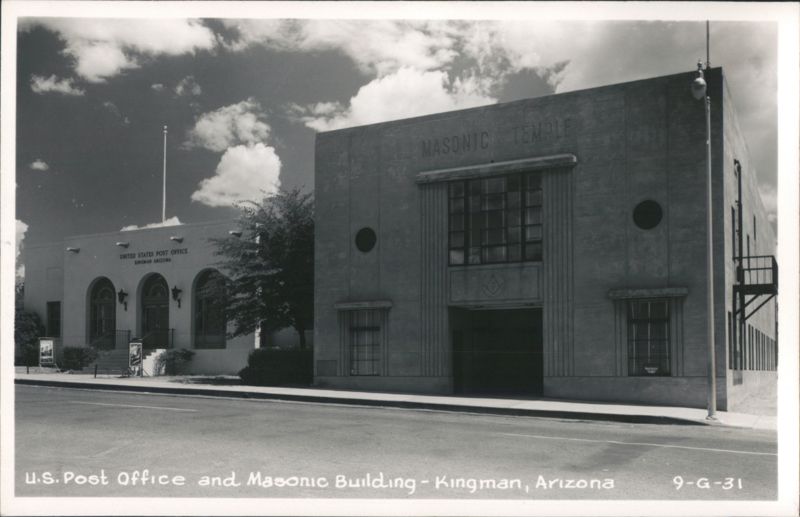 U.S. Post Office and Masonic Building Kingman Arizona