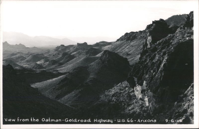 View from the Oatman-Goldroad Highway - U.S. 66 Arizona