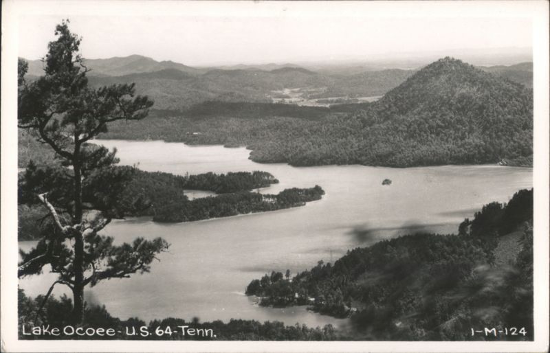 Lake Ocoee, U.S. 64, Scenic Mountain Lake View Tennessee