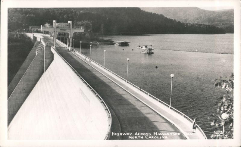 Highway Across Hiawassee Dam Murphy North Carolina