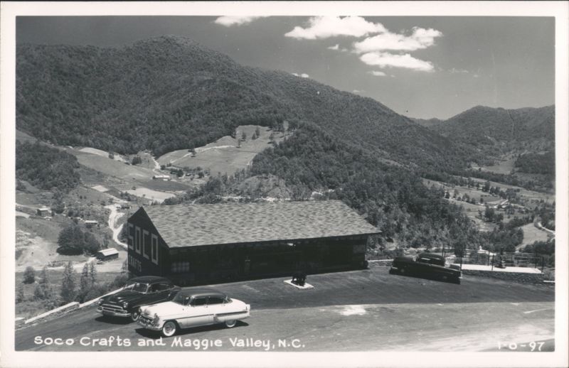 Soco Crafts, Maggie Valley, NC with Mountain and Valley View North Carolina
