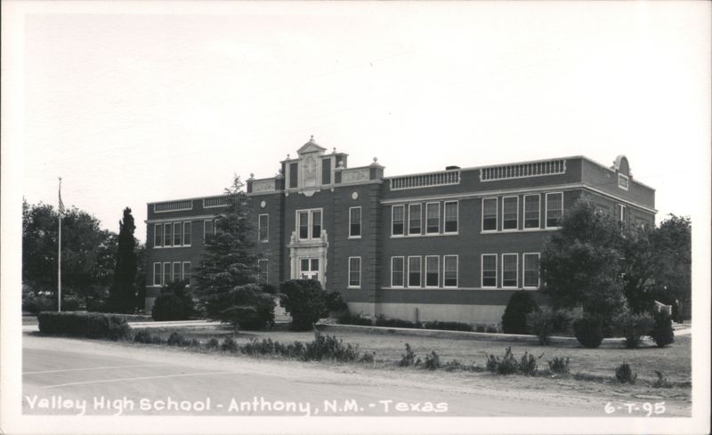 Valley High School Building Anthony New Mexico