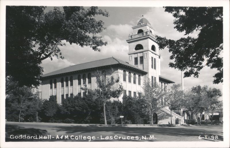 Goddard Hall - A&M College Las Cruces New Mexico