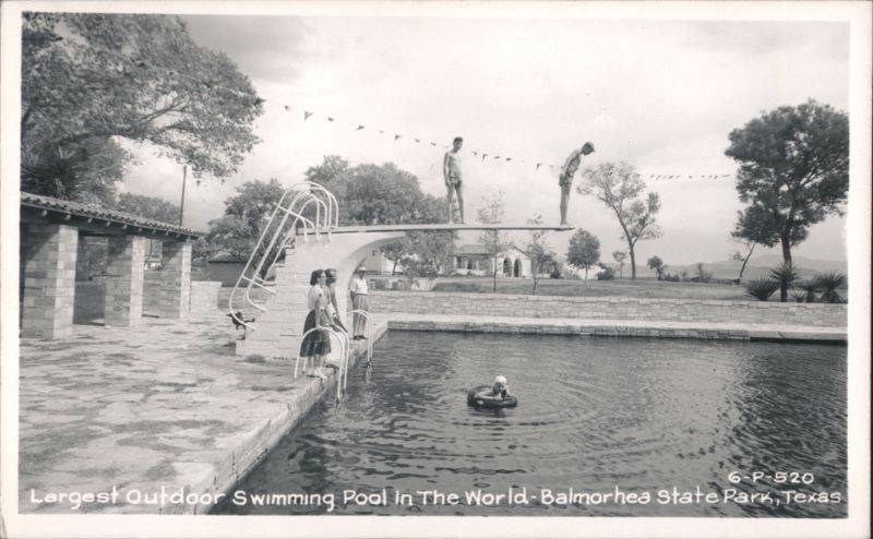 Balmorhea State Park Swimming Pool, World's Largest Outdoor Pool Texas