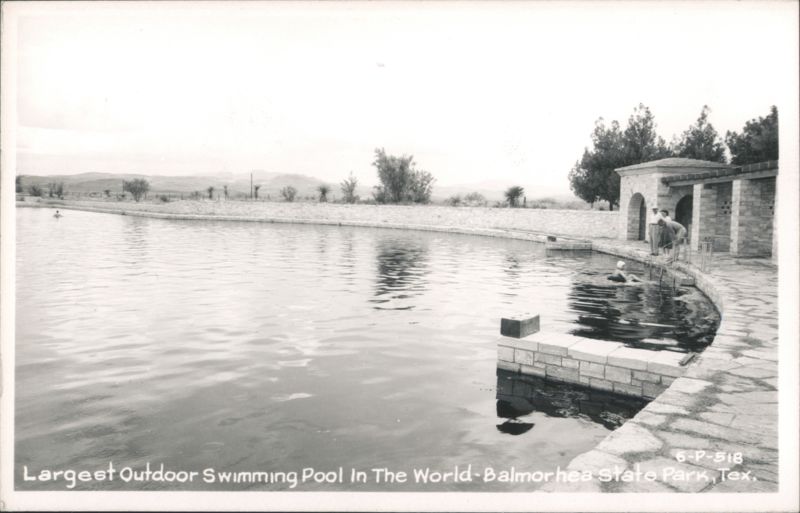 Largest Outdoor Swimming Pool In The World - Balmorhea State Park Texas