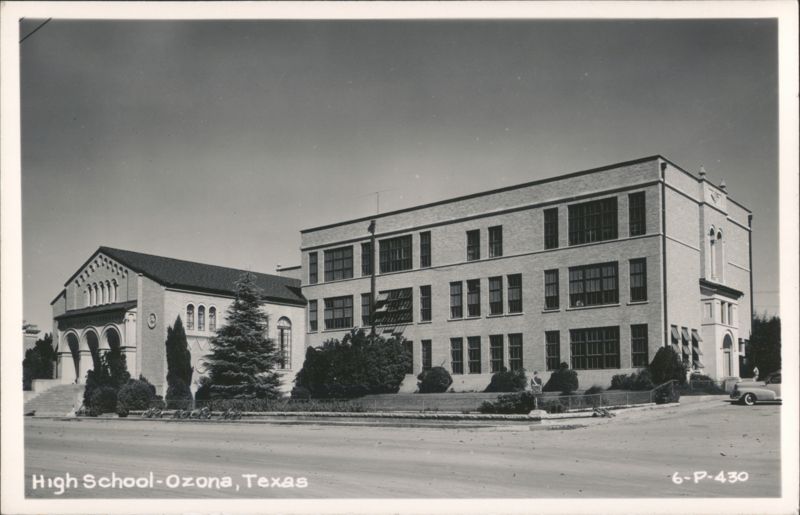 High School Building Ozona Texas