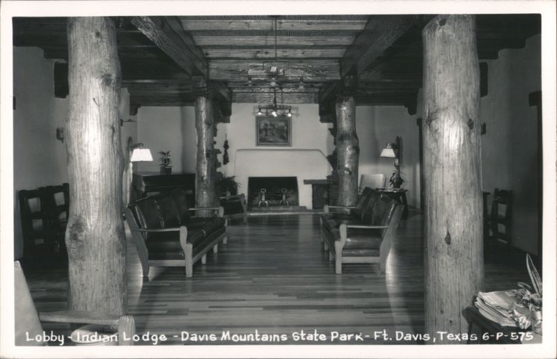 Lobby - Indian Lodge - Davis Mountains State Park Fort Davis Texas