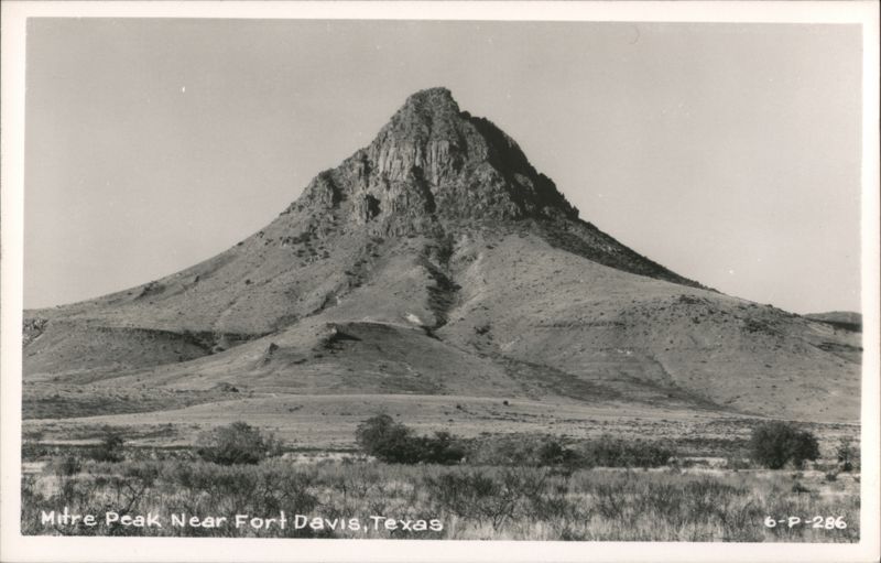 Mitre Peak Near Fort Davis Texas