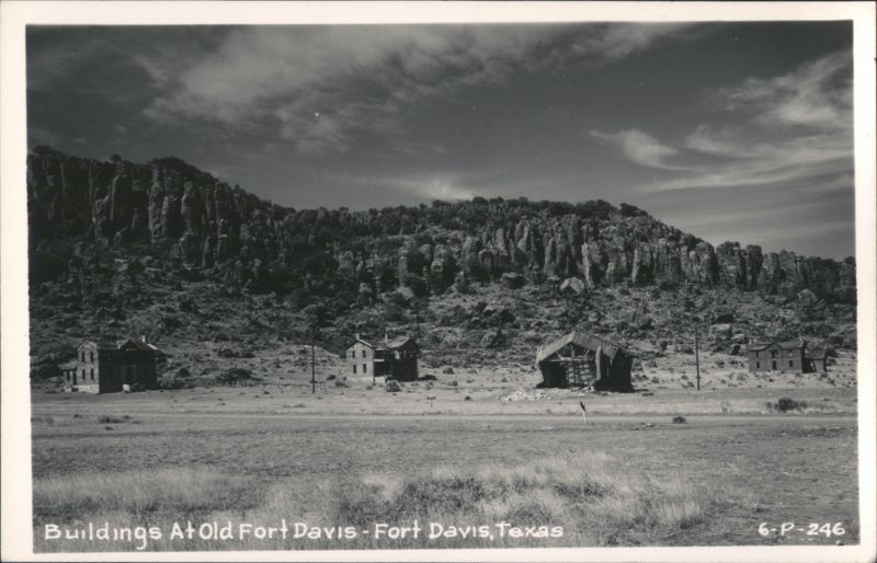 Buildings At Old Fort Davis Texas
