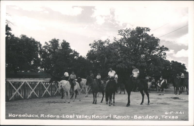 Horseback Riders at Lost Valley Resort Ranch Bandera Texas